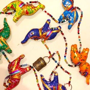 Traditional Indian Elephant Bell Door Hanging